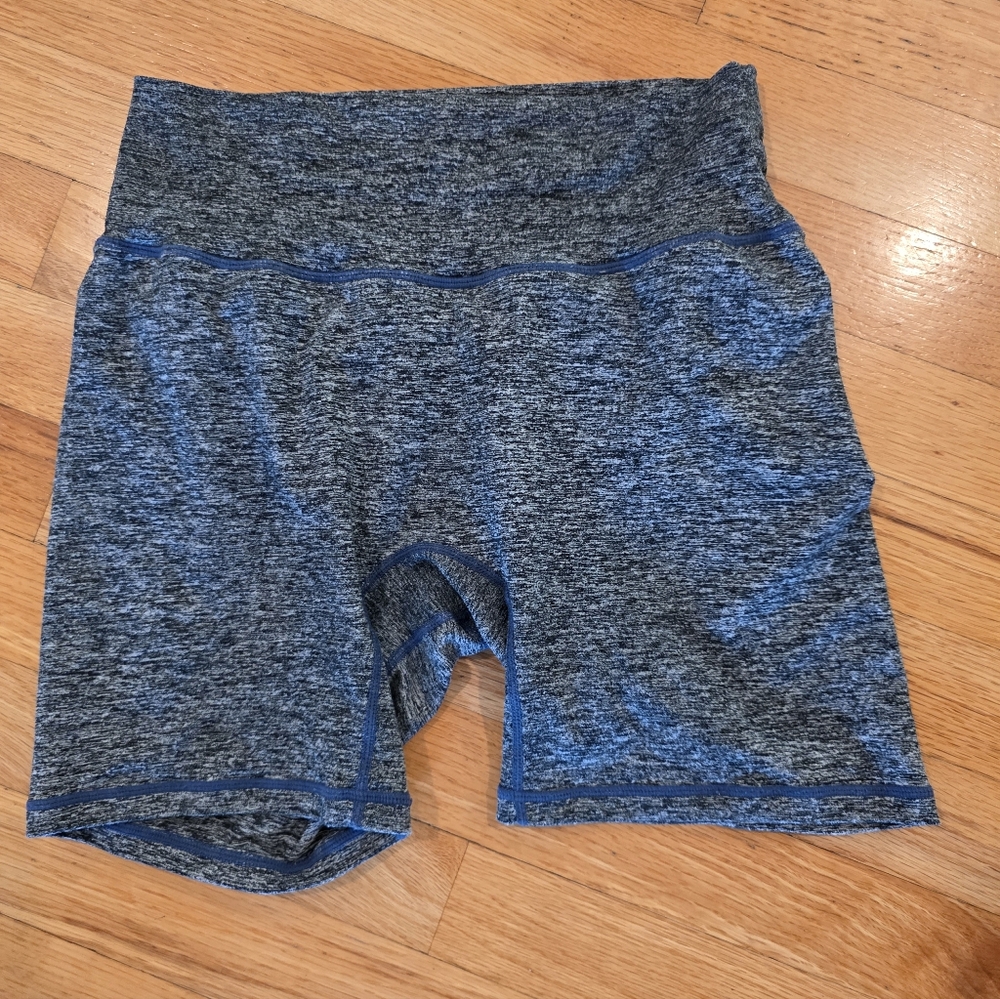 P'tula Heathered Gray Active Bike Shorts